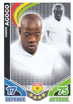 Junior Agogo Ghana 2010 World Cup Match Attax #109